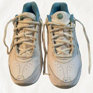 NIKE: Women's T Lite VIII White Running Shoes/Sneakers (Style #386508-141)